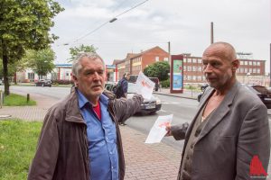 Rainer Bode (li.) und Thomas Krabbe von den Hafen-Initiativen. (Foto: th)