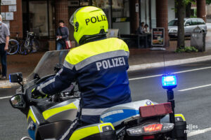 Für deutlich mehr Einnahmen durch Bußgelder sorgten die Polizei und das Ordnungsamt Münster bei Kontrollen zur Verkehrssicherheit. (Archivbild: Thomas Hölscher)