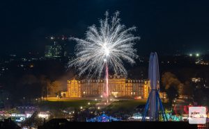 Der Send vor dem Schloss. (Foto: Thomas M. Weber)