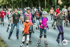 Die Skatenight Münster geht auf "Franziskus-Family-Night" Tour. (Archivbild: Carsten Bender)