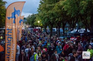 Am 3. Mai startet die Skatenight Münster vom Schlossplatz aus in die neue Saison 2019. (Archivbild: Thomas Hölscher)