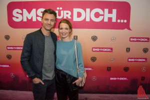 Karoline Herfurth und Friedrich Mücke bei der Filmpremiere im CINEPLEX. (Foto: th)