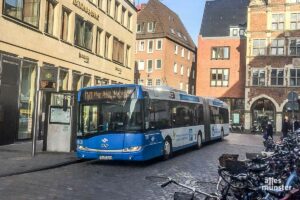 Die Warnstreiks in Münster treffen vor allem den Busverkehr. (Archivbild: Thomas Hölscher)