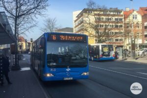 Nicht alle Buslinien sind vom erneuten Warnstreik am Freitag betroffen. (Archivbild: Thomas Hölscher)