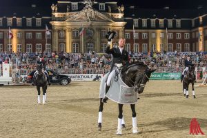 Hendrik Lochthowe siegte bei der Dressur. (Foto: th)