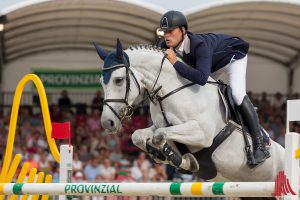 Der Münsteraner Jens Baackmann mit Carmen. (Foto: cf)