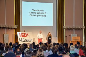 Die beiden Organisatoren der TEDxMünster. (Foto: so)