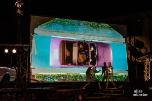 Bei "Trip Over" setzt das Theater Titanick viele filmische Elemente ein. Und auch die Musik ist wirklich etwas ganz Besonderes. (Foto: Thomas Hölscher)