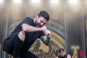 "A Day to Remember"-Sänger Jeremy McKinnon. (Foto: sg)