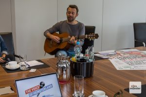 Auch Benjamin Kocavs hat sich für den Wettbewerb The Voice of Münsterland angemeldet. (Foto: Thomas Hölscher)