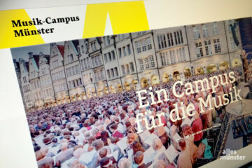 Die Webseite des Musik-Campus. (Foto: Bührke)