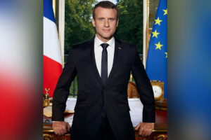 Der französische Präsident Emmanuel Macron kommt am 28. Mai nach Münster und nimmt den Friedenspreis persönlich entgegen. (Foto: Soazig de la Moissonnière DILA-La Documentation francaise)