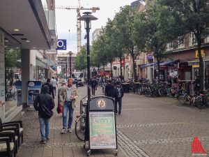 Hier startet in den Sommerferien die Testphase für die Neugestaltung der Windthorststraße. (Archivbild: th)