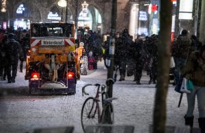 Der Winterdienst der AWM ist den ganzen Tag im Einsatz gewesen. (Archivbild: CC0)